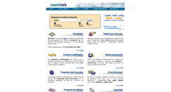 Desktop Screenshot of nomitek.com
